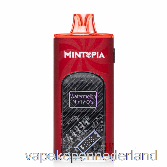 Elektronische Sigaret Vape Mintopia Turbo 9000 Wegwerp Watermeloen Minty O's